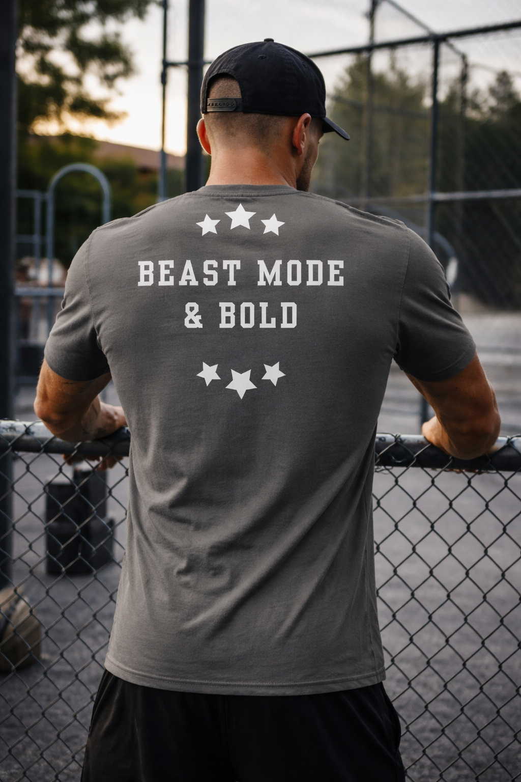 NEW!!! Godfidence Beast Mode Stars Classic Tee - Godfidence Every Day G.E.D. Brand