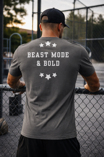 NEW!!! Godfidence Beast Mode Stars Classic Tee - Godfidence Every Day G.E.D. Brand