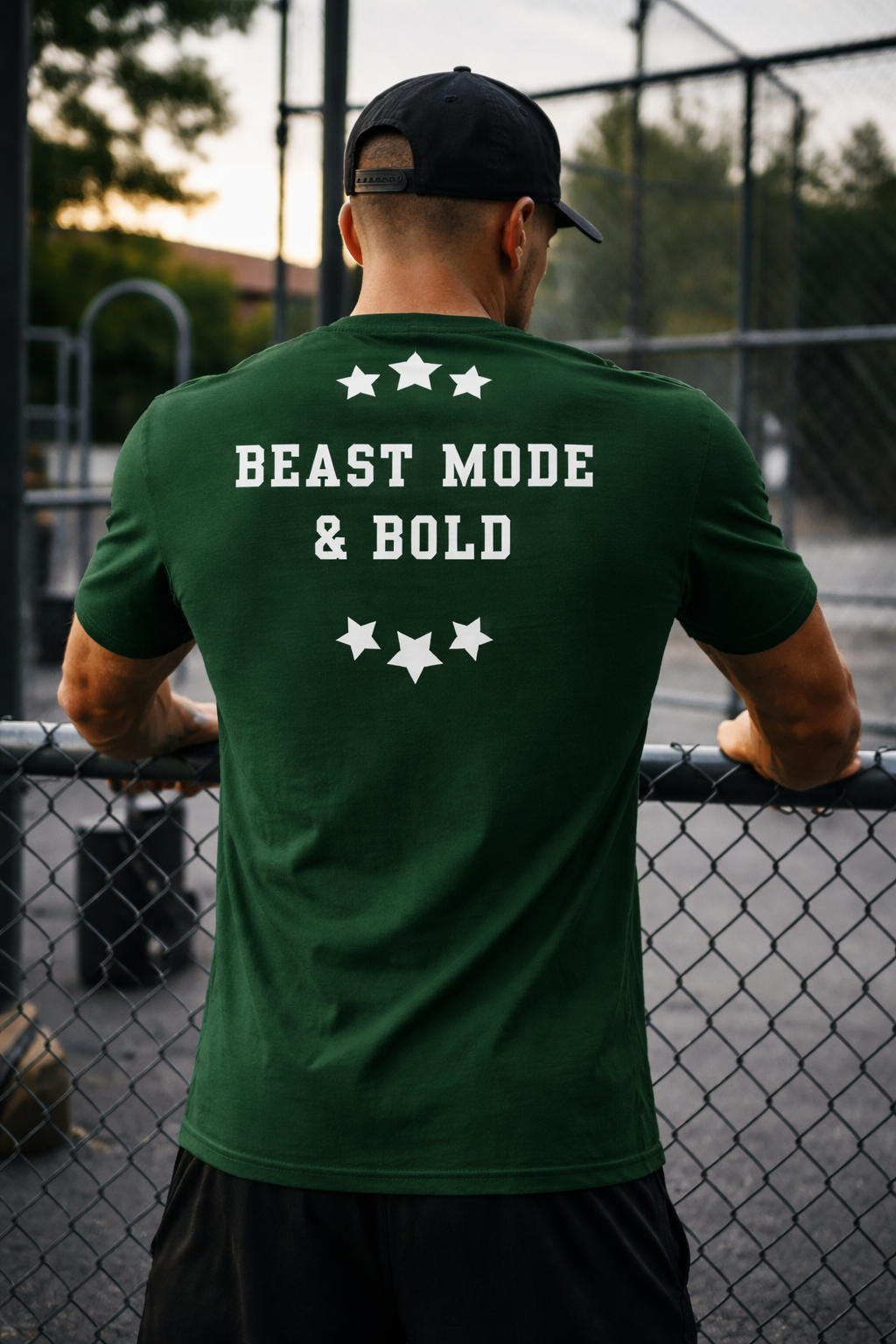 NEW!!! Godfidence Beast Mode Stars Classic Tee - Godfidence Every Day G.E.D. Brand