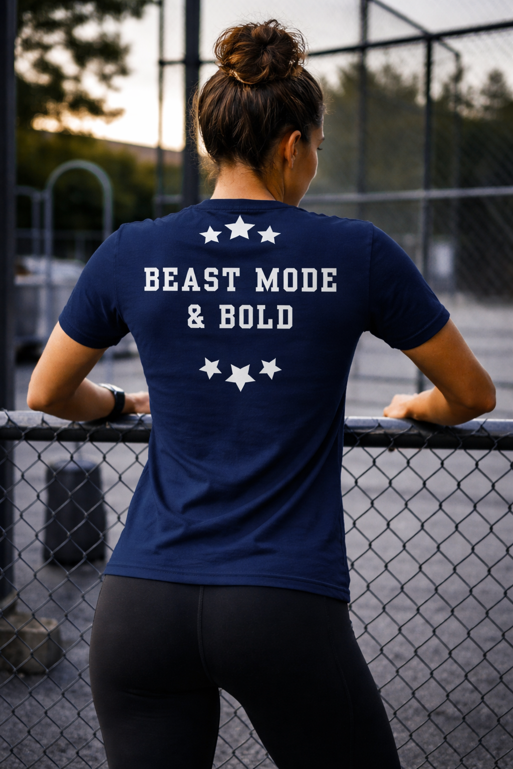 NEW!!! Godfidence Beast Mode Stars Classic Tee - Godfidence Every Day G.E.D. Brand