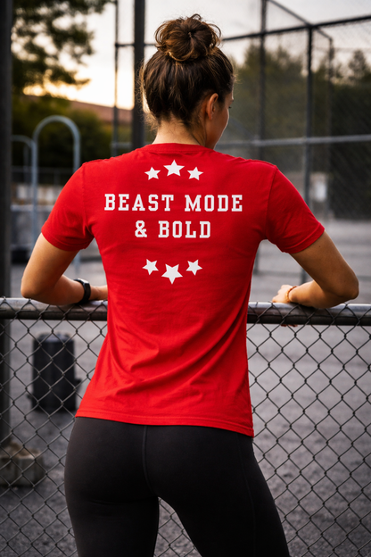 NEW!!! Godfidence Beast Mode Stars Classic Tee - Godfidence Every Day G.E.D. Brand