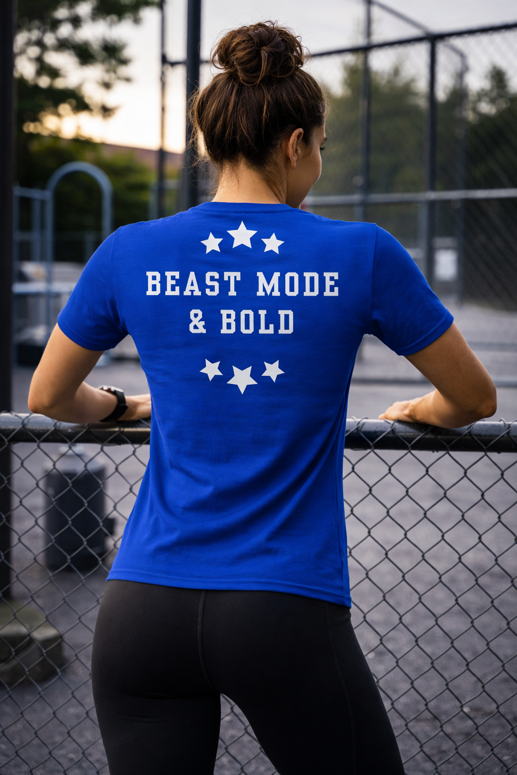 NEW!!! Godfidence Beast Mode Stars Classic Tee - Godfidence Every Day G.E.D. Brand