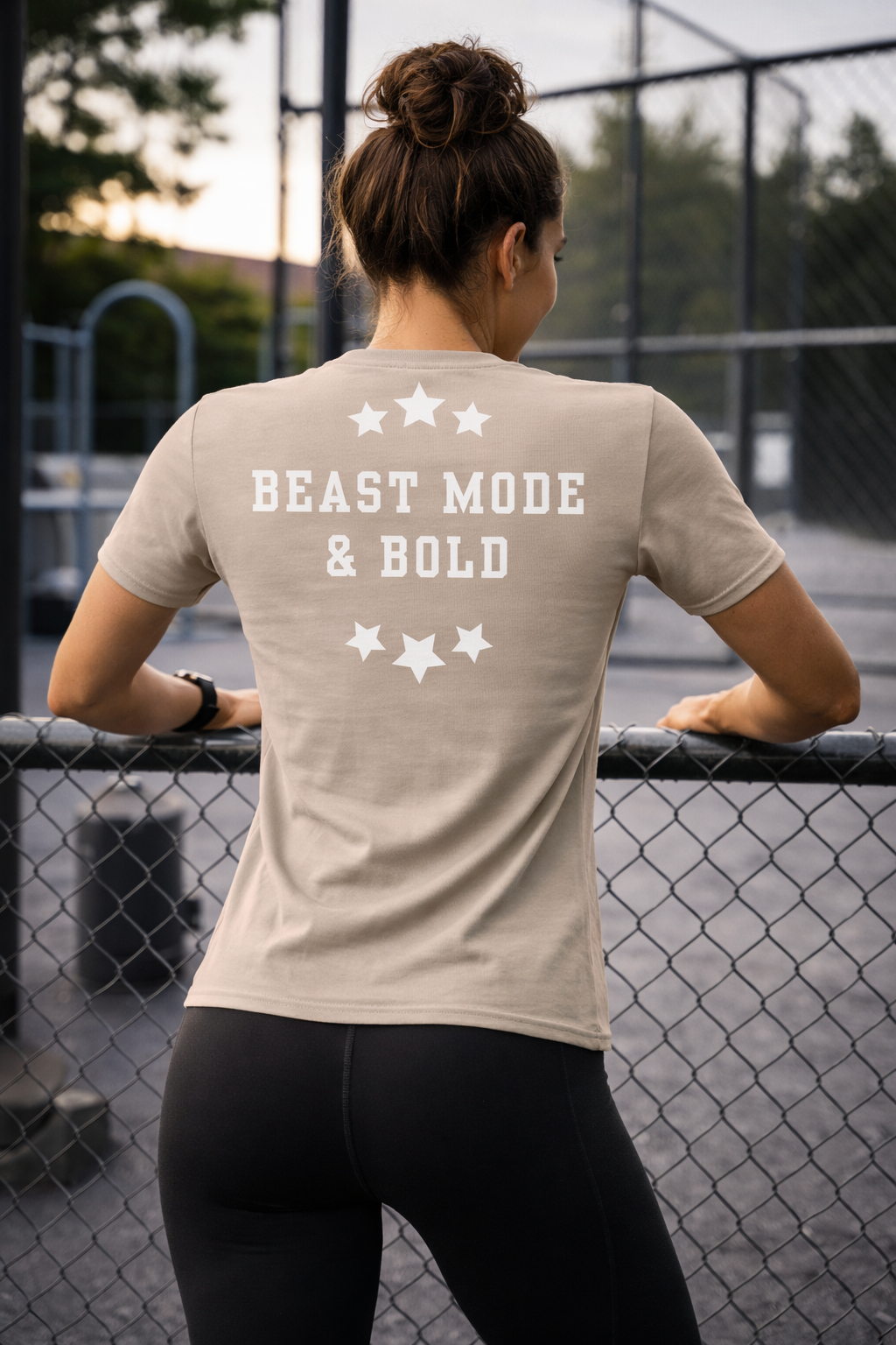 NEW!!! Godfidence Beast Mode Stars Classic Tee - Godfidence Every Day G.E.D. Brand