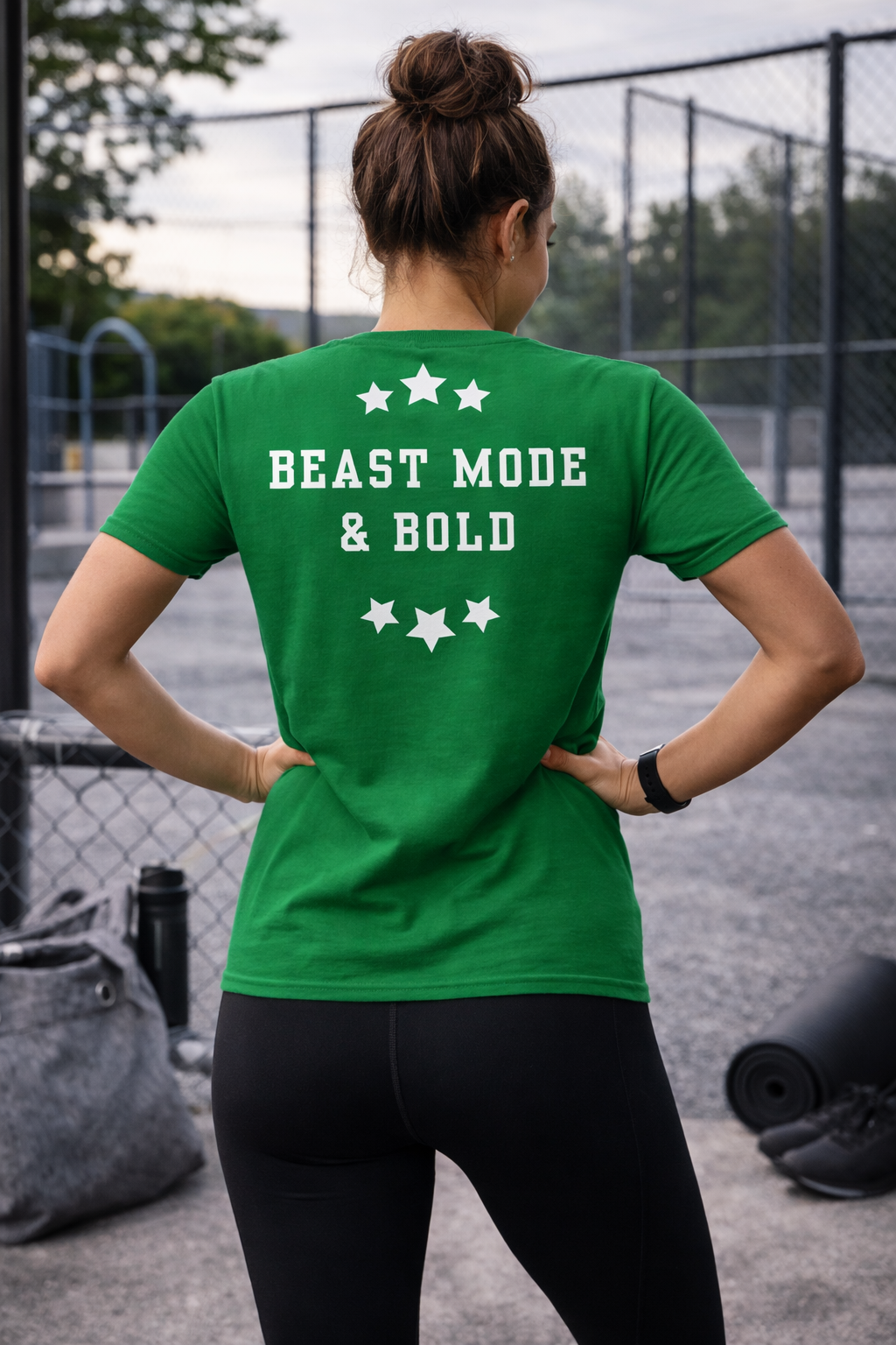NEW!!! Godfidence Beast Mode Stars Classic Tee - Godfidence Every Day G.E.D. Brand