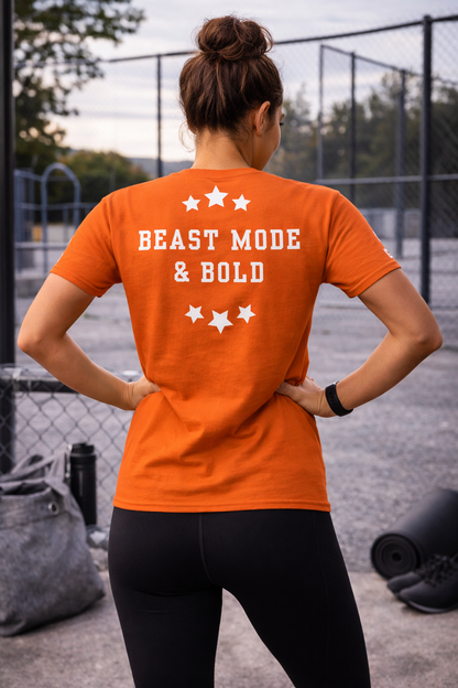 NEW!!! Godfidence Beast Mode Stars Classic Tee - Godfidence Every Day G.E.D. Brand