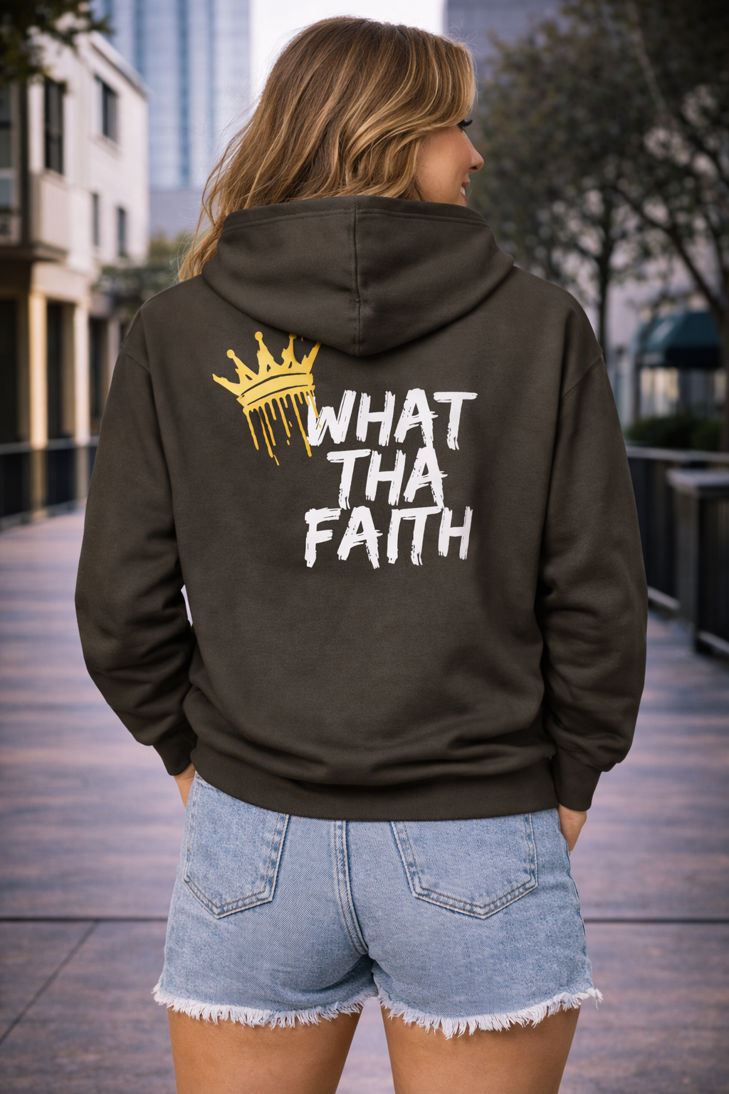 NEW!!! Godfidence WTF What Tha Faith Hoodie