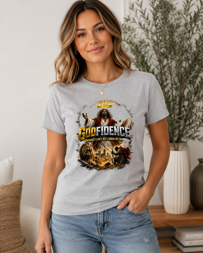 NEW!! Godfidence Womens War Front Tee