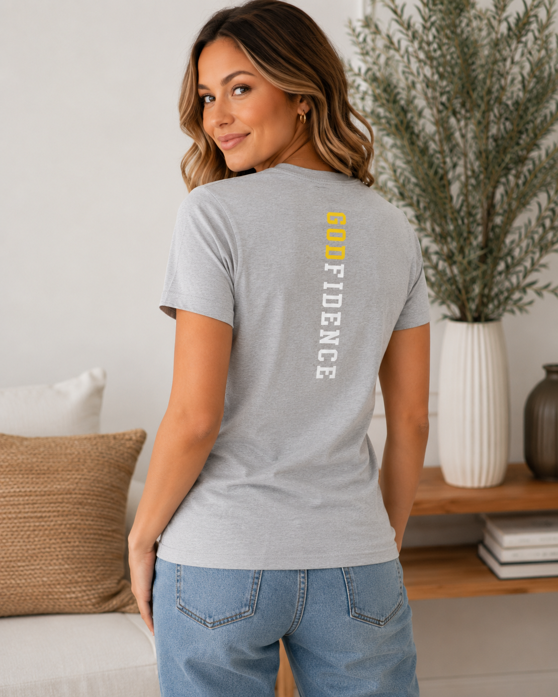 NEW!! Godfidence Womens War Front Tee