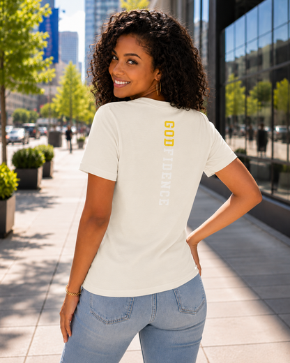 NEW!! Godfidence Womens War Front Tee