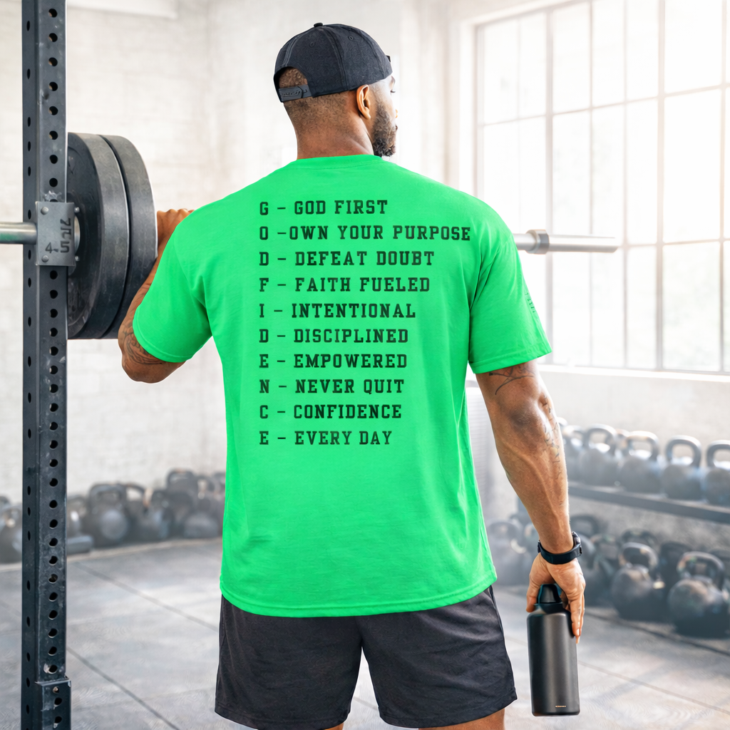 NEW!!! Godfidence Acronym Classic Tee - Godfidence Every Day G.E.D. Brand