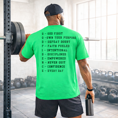 NEW!!! Godfidence Acronym Classic Tee - Godfidence Every Day G.E.D. Brand