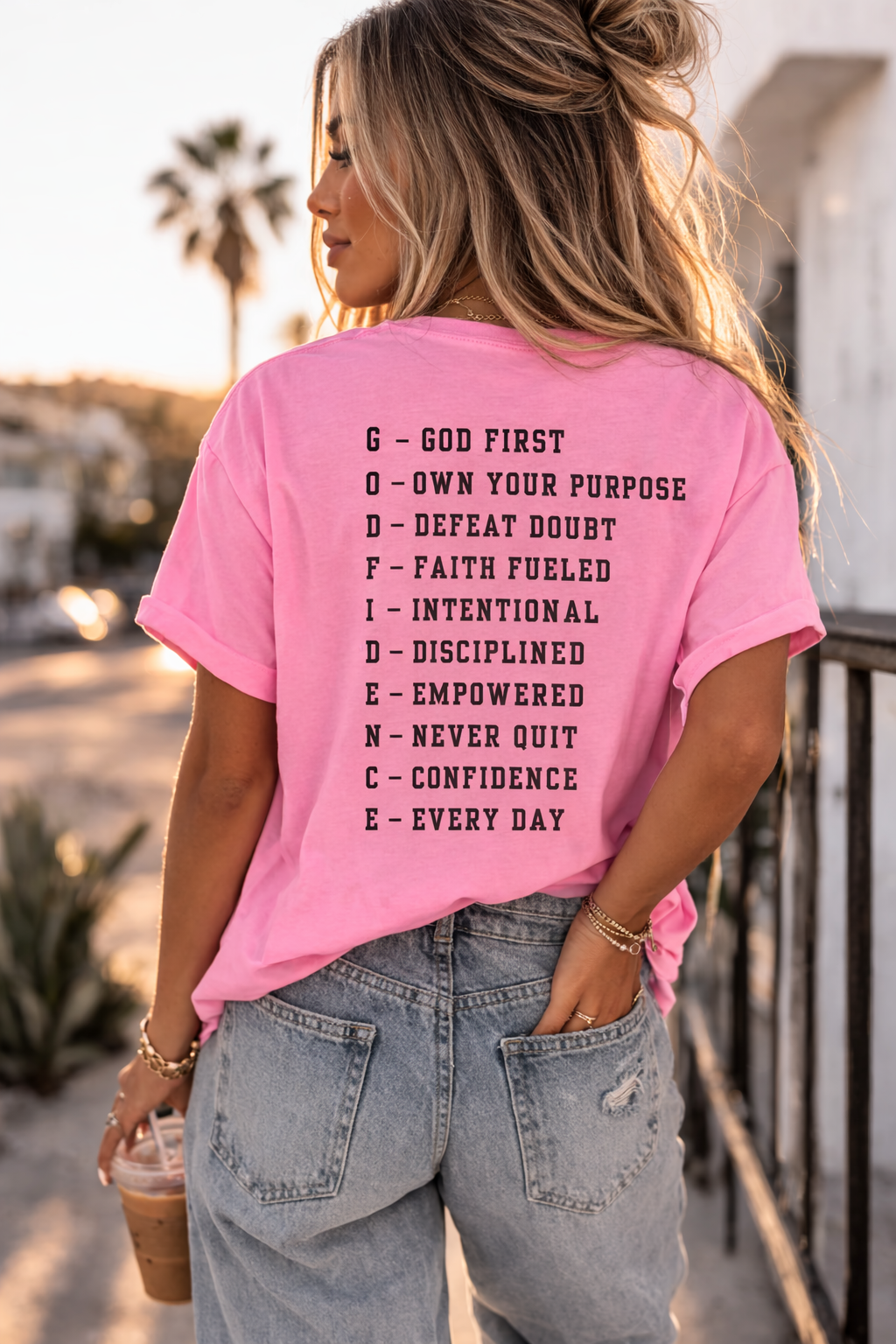 NEW!!! Godfidence Acronym Classic Tee - Godfidence Every Day G.E.D. Brand