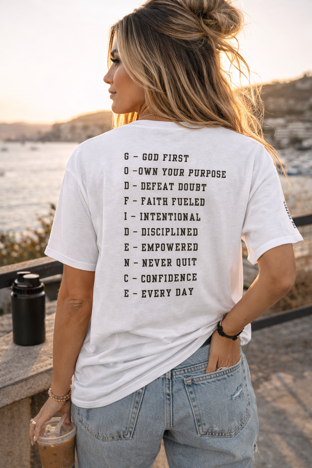 NEW!!! Godfidence Acronym Classic Tee - Godfidence Every Day G.E.D. Brand