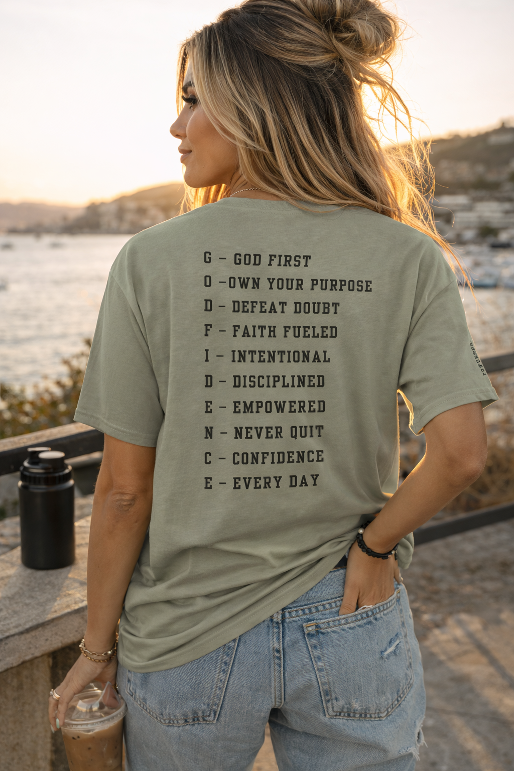 NEW!!! Godfidence Acronym Classic Tee - Godfidence Every Day G.E.D. Brand