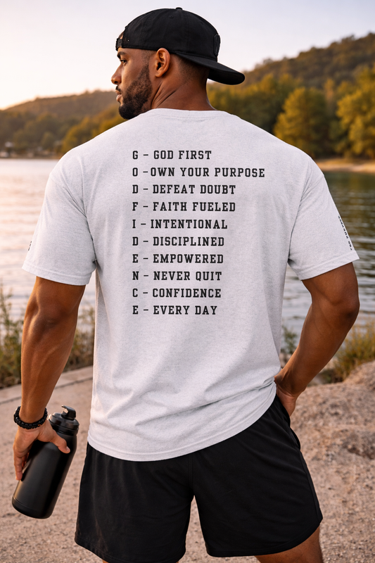 NEW!!! Godfidence Acronym Classic Tee - Godfidence Every Day G.E.D. Brand
