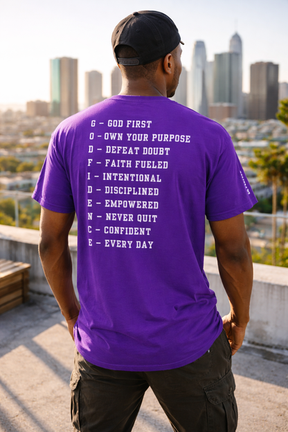 NEW!!! Godfidence Acronym White Letters - Godfidence Every Day G.E.D. Brand