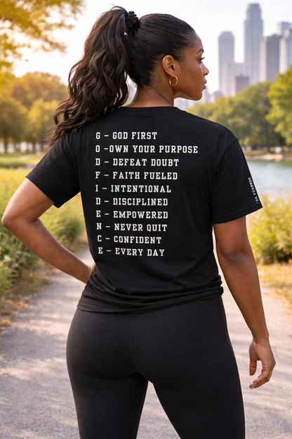 NEW!!! Godfidence Acronym White Letters - Godfidence Every Day G.E.D. Brand