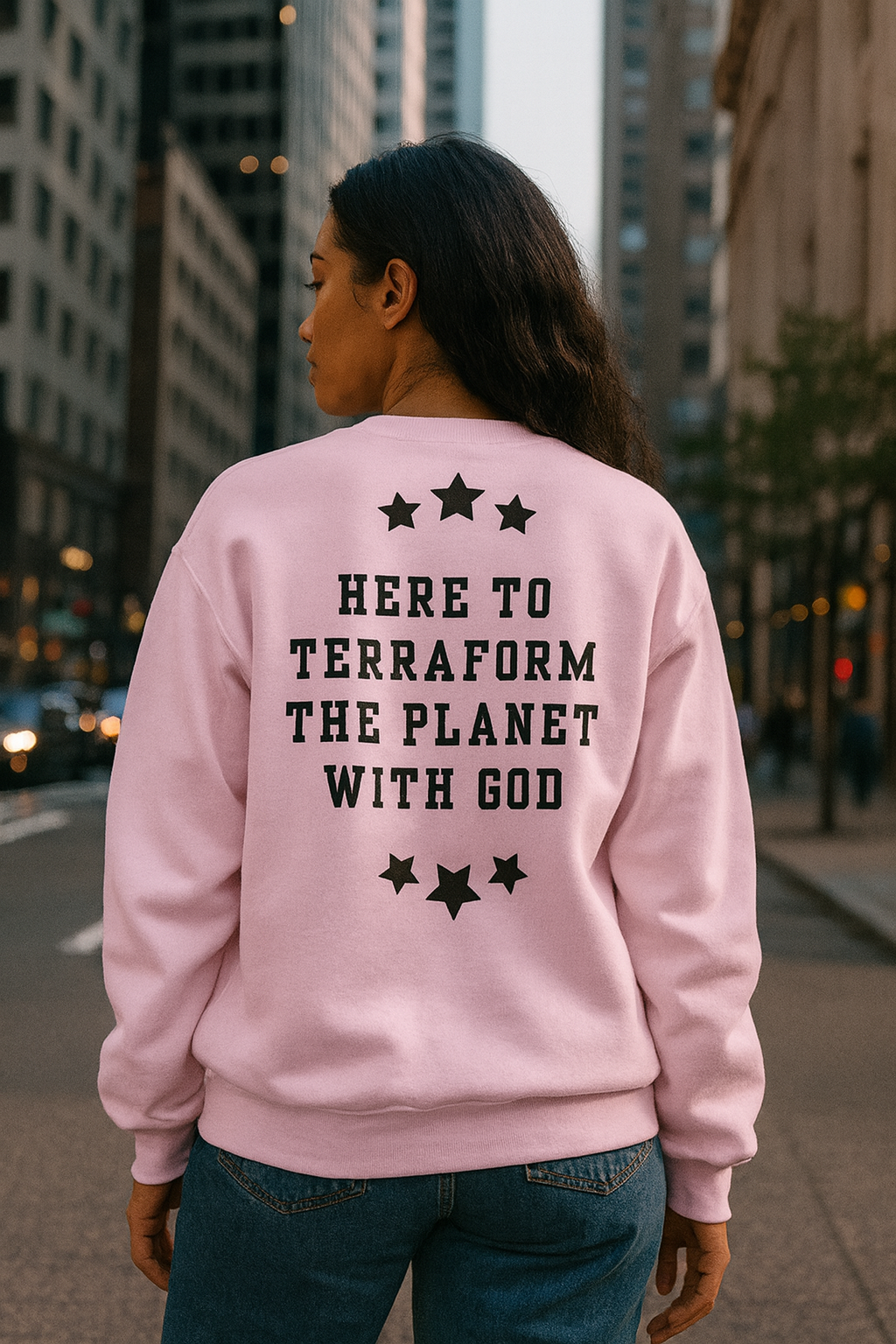 NEW!!! Godfidence Terraform Colors Sweatshirt