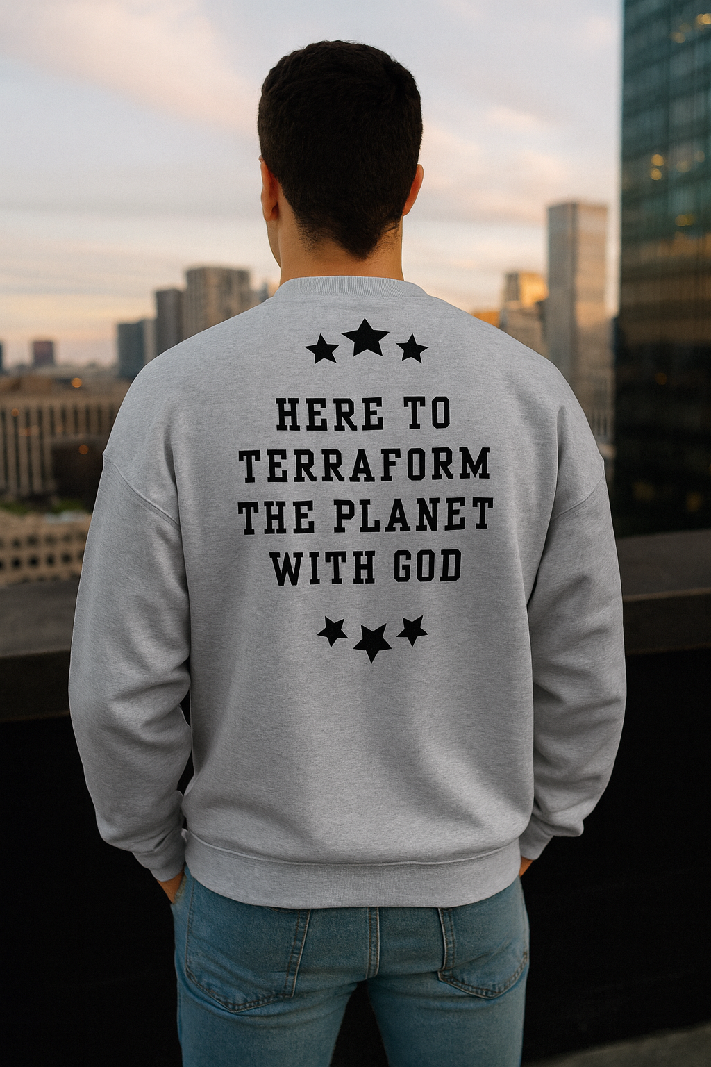 NEW!!! Godfidence Terraform Colors Sweatshirt