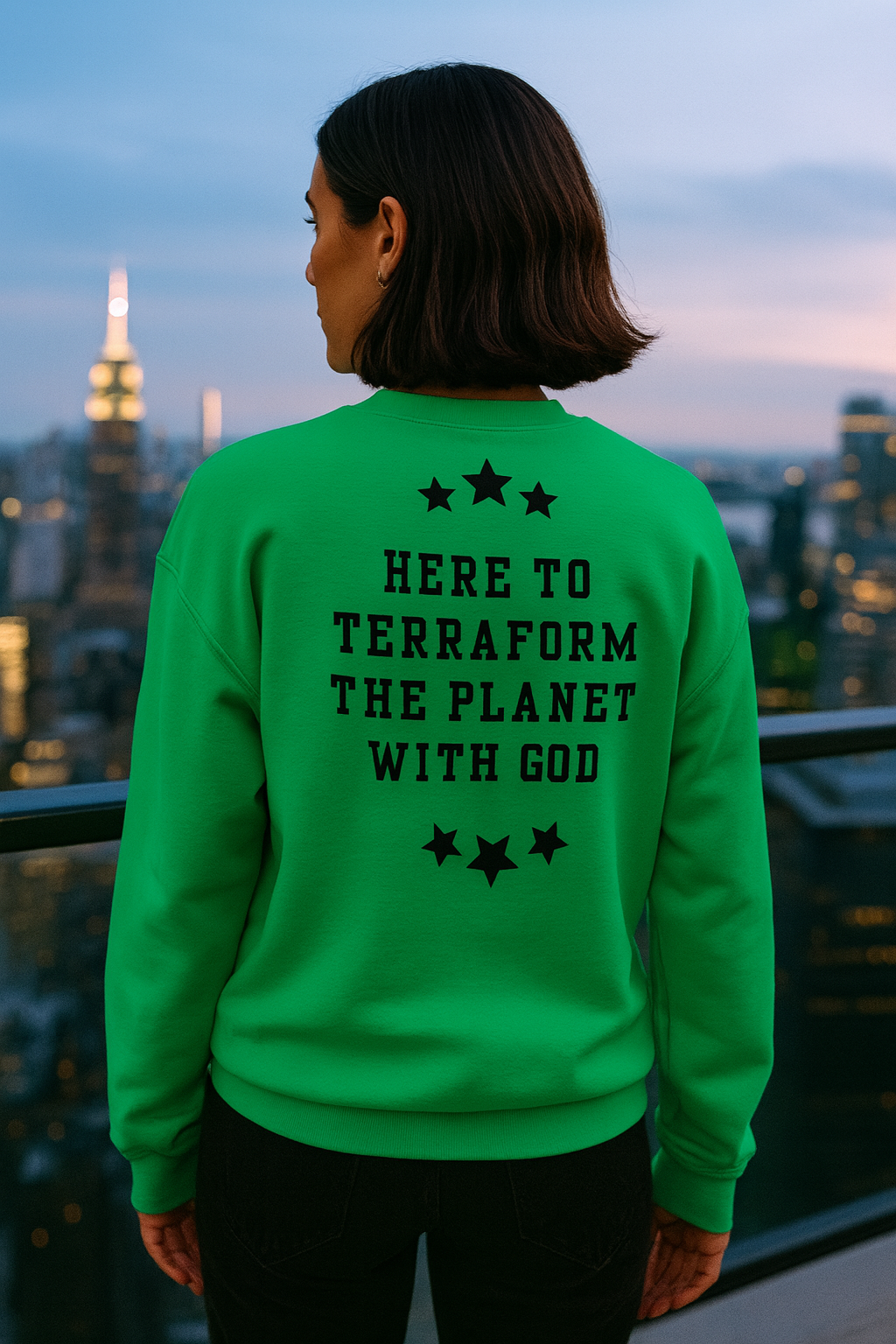 NEW!!! Godfidence Terraform Colors Sweatshirt
