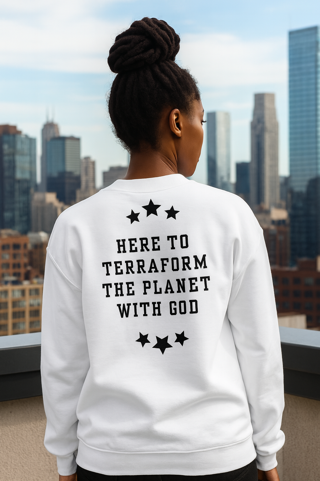 NEW!!! Godfidence Terraform Colors Sweatshirt