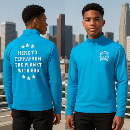 NEW!!! Godfidence Terraform Quarter-Zip Pullover