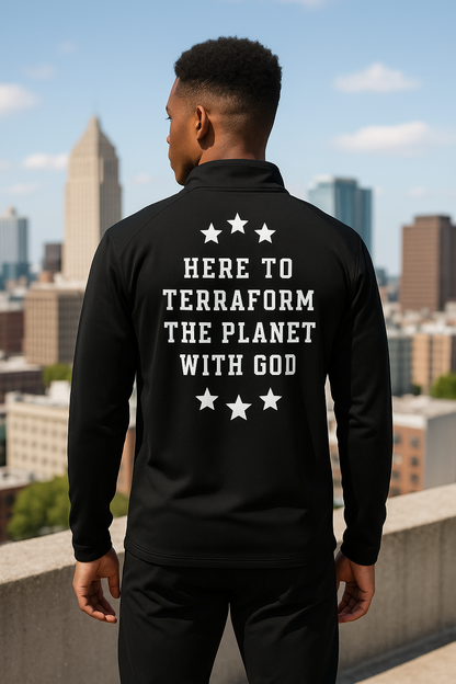 NEW!!! Godfidence Terraform Quarter-Zip Pullover