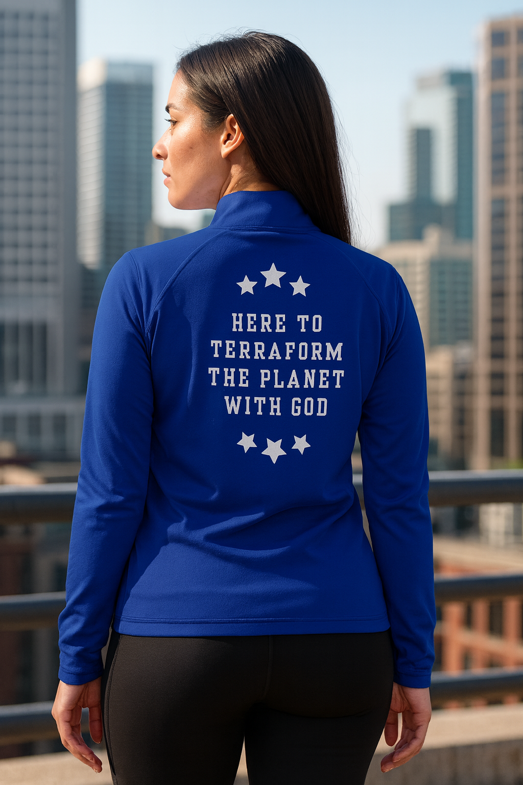 NEW!!! Godfidence Terraform Quarter-Zip Pullover