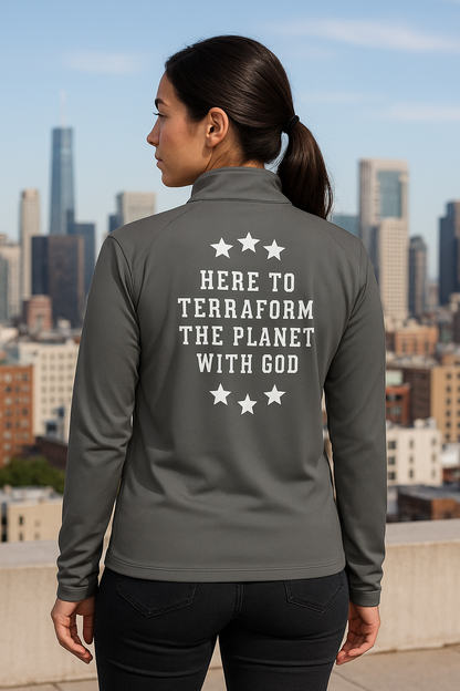 NEW!!! Godfidence Terraform Quarter-Zip Pullover