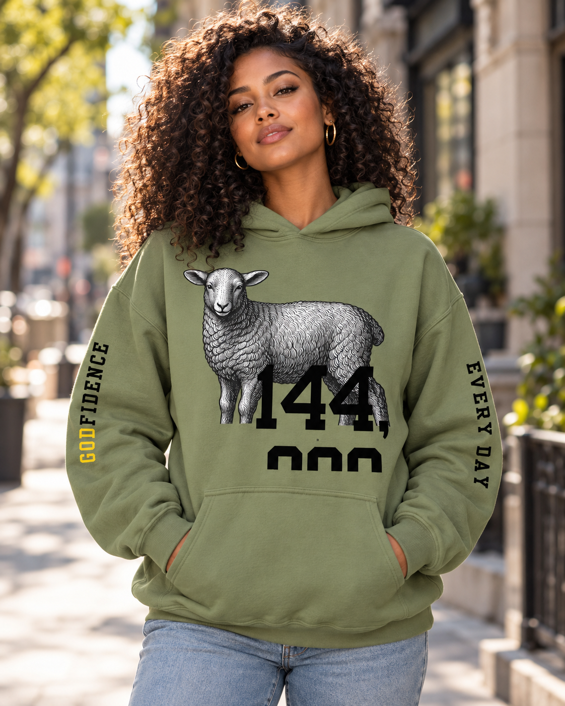 NEW!!! Godfidence Until 144 Hoodie - Godfidence Every Day G.E.D. Brand
