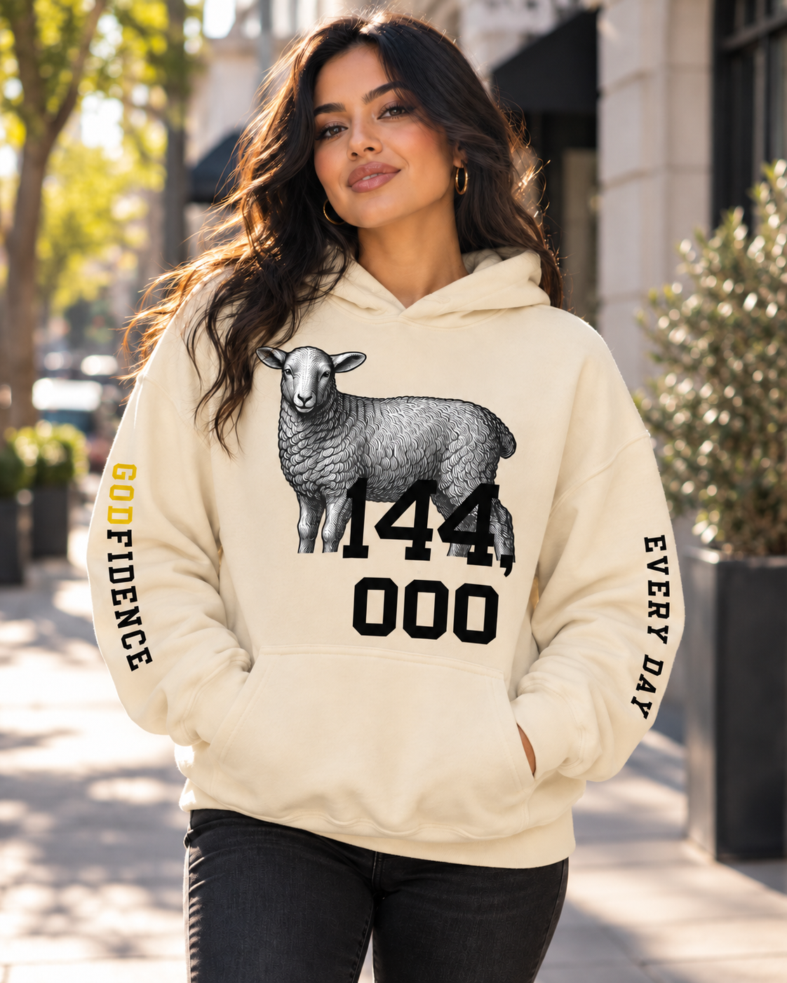 NEW!!! Godfidence Until 144 Hoodie - Godfidence Every Day G.E.D. Brand