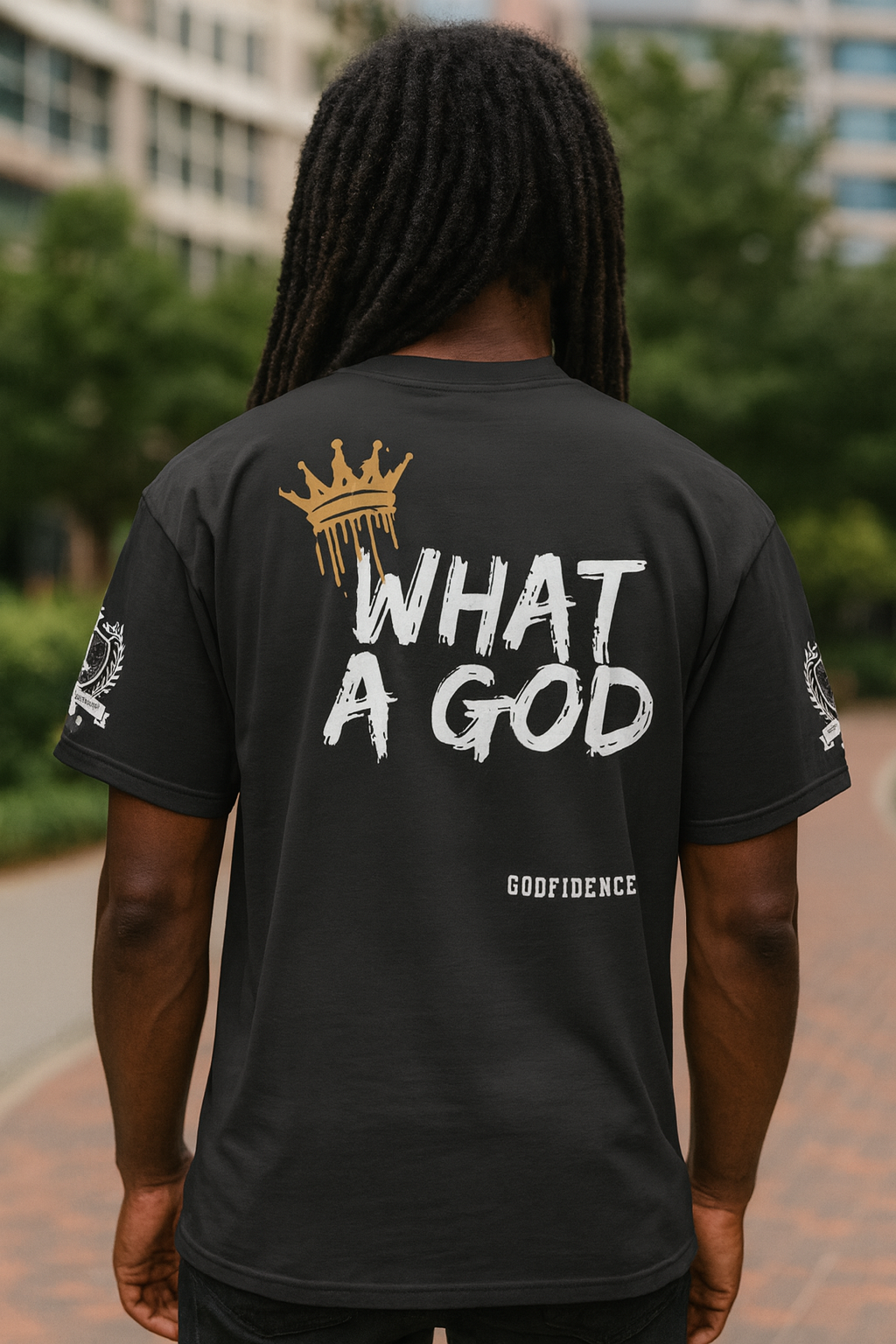 NEW!!! Godfidence Every Day What A God Oversized faded t-shirt - Godfidence Every Day G.E.D. Brand
