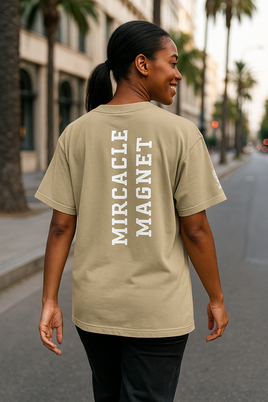 NEW!!! Godfidence Everyday Miracle Magnet Oversized faded t-shirt - Godfidence Every Day G.E.D. Brand