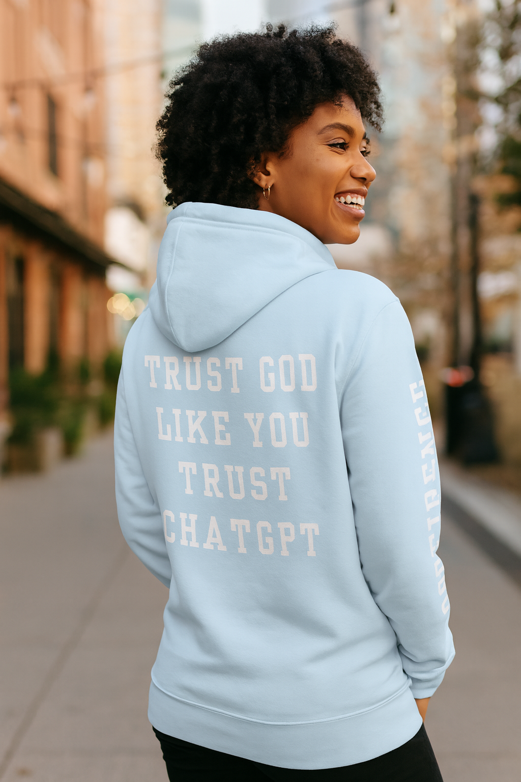 Godfidence Chatgpt Premium Hoodie - Godfidence Every Day G.E.D. Brand