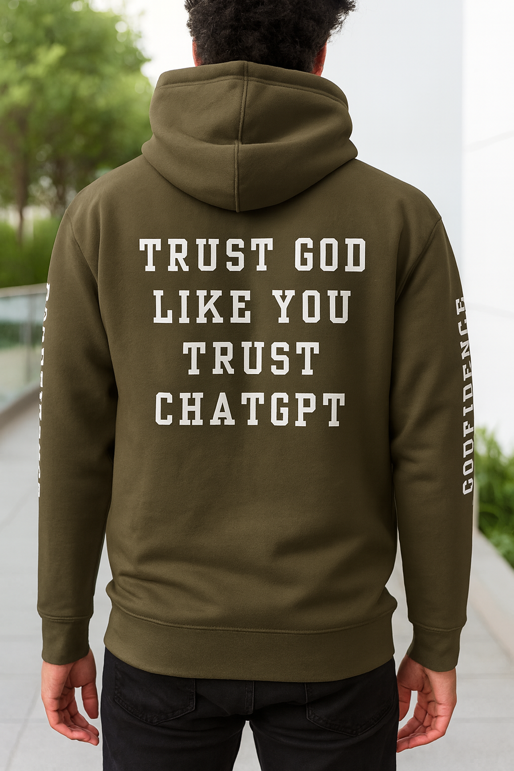 Godfidence Chatgpt Premium Hoodie - Godfidence Every Day G.E.D. Brand