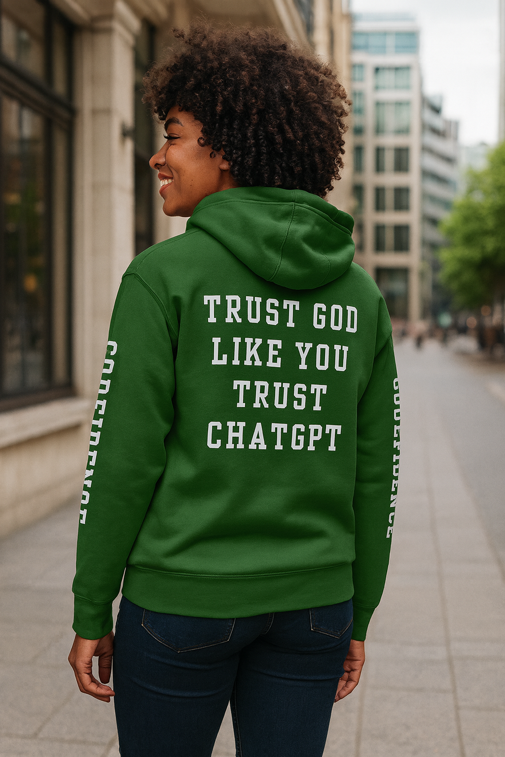 Godfidence Chatgpt Premium Hoodie - Godfidence Every Day G.E.D. Brand