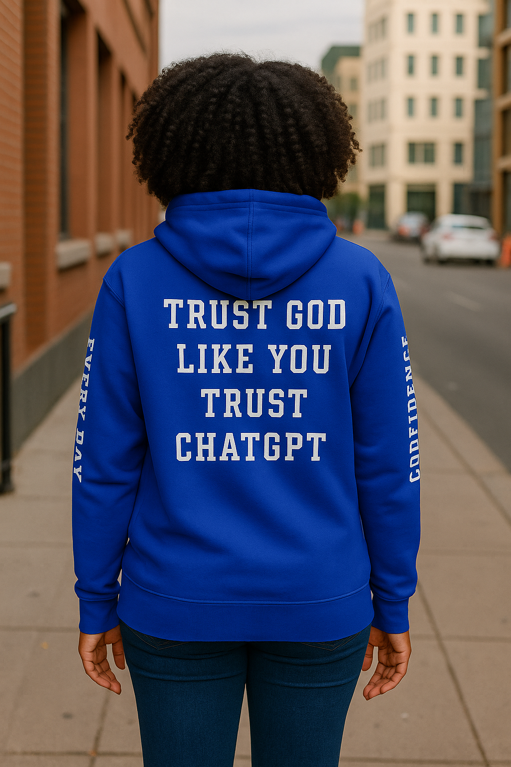 Godfidence Chatgpt Premium Hoodie - Godfidence Every Day G.E.D. Brand