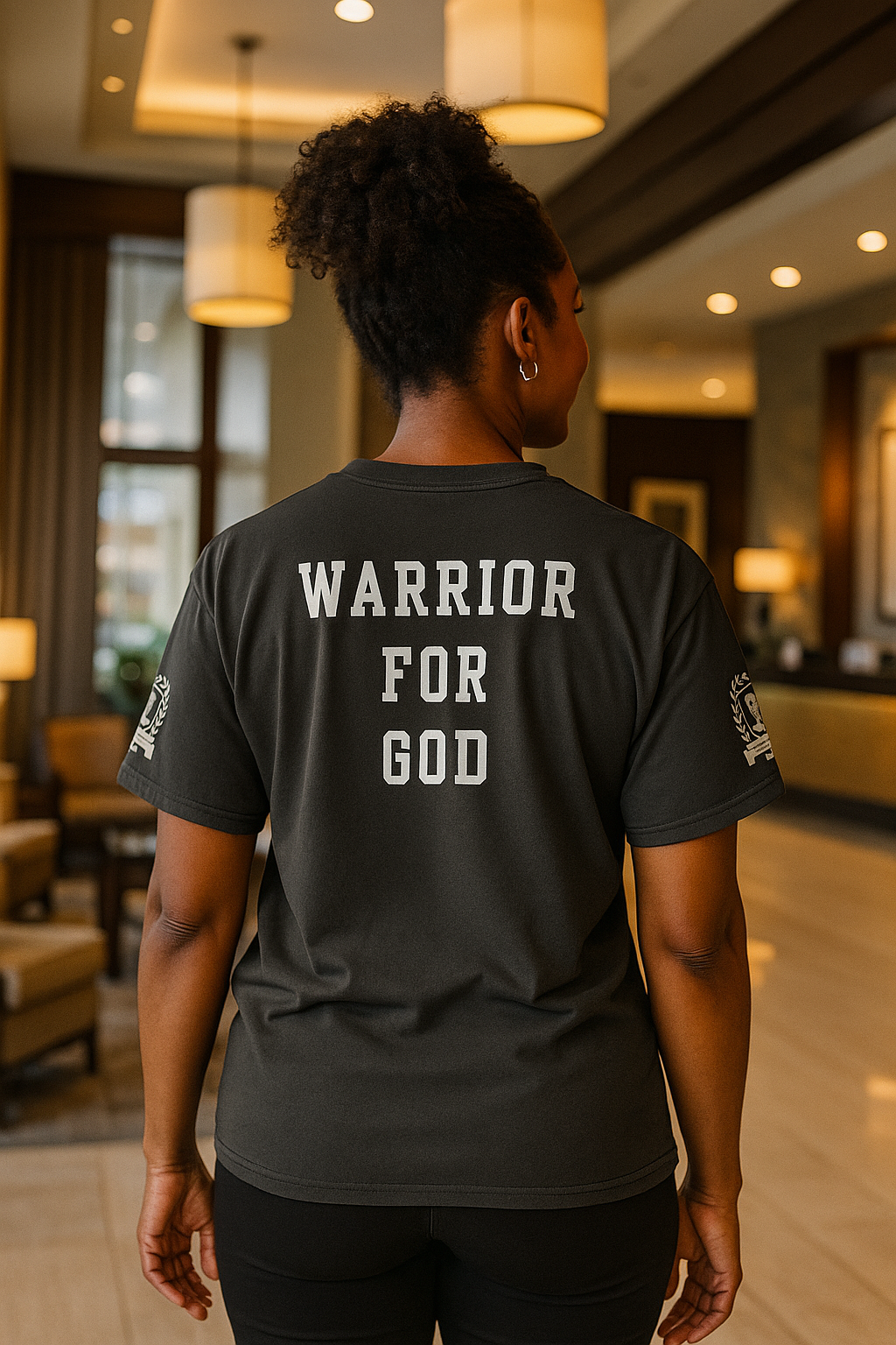 NEW!!! Godfidence Warrior For God Oversized faded t-shirt