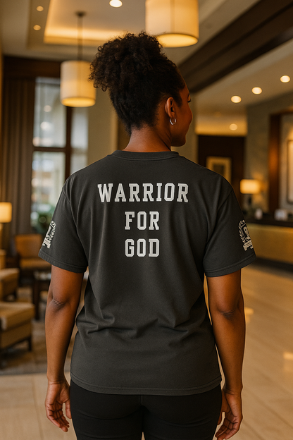 NEW!!! Godfidence Warrior For God Oversized faded t-shirt