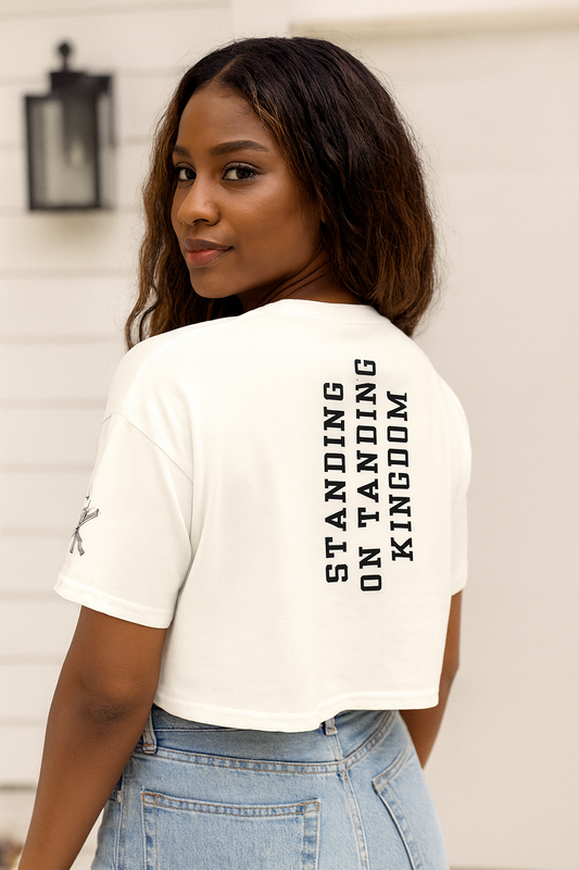 NEW!! Kingdom Womens Crop Top - Godfidence Every Day G.E.D. Brand