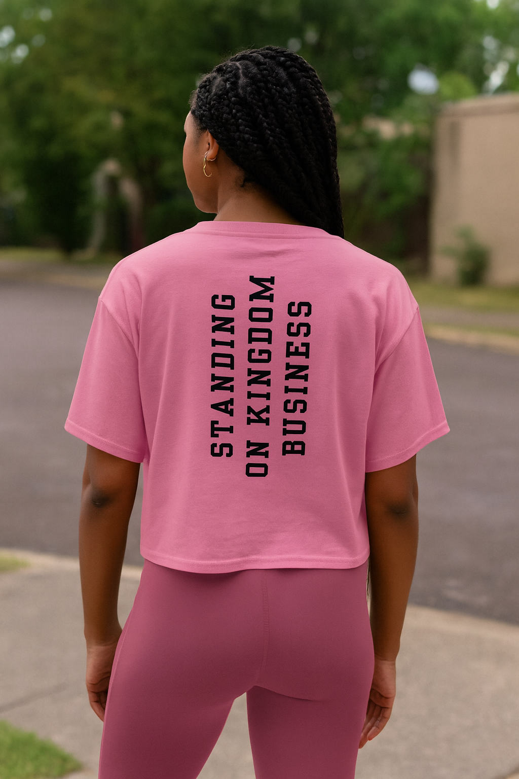 NEW!! Kingdom Womens Crop Top - Godfidence Every Day G.E.D. Brand