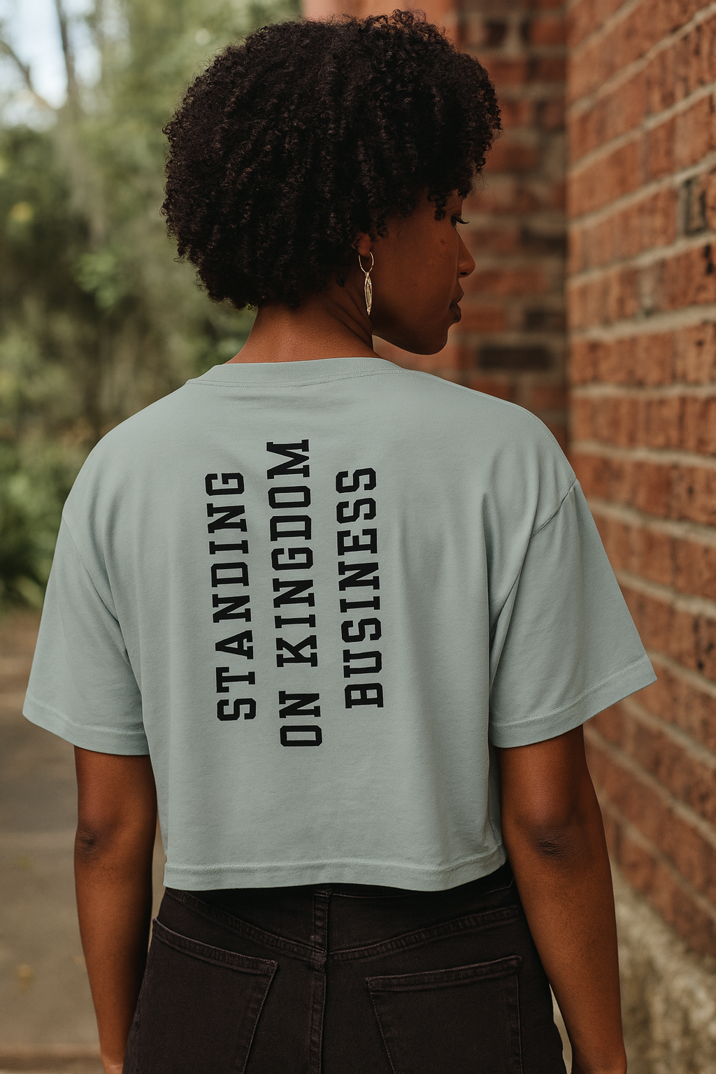 NEW!! Kingdom Womens Crop Top - Godfidence Every Day G.E.D. Brand