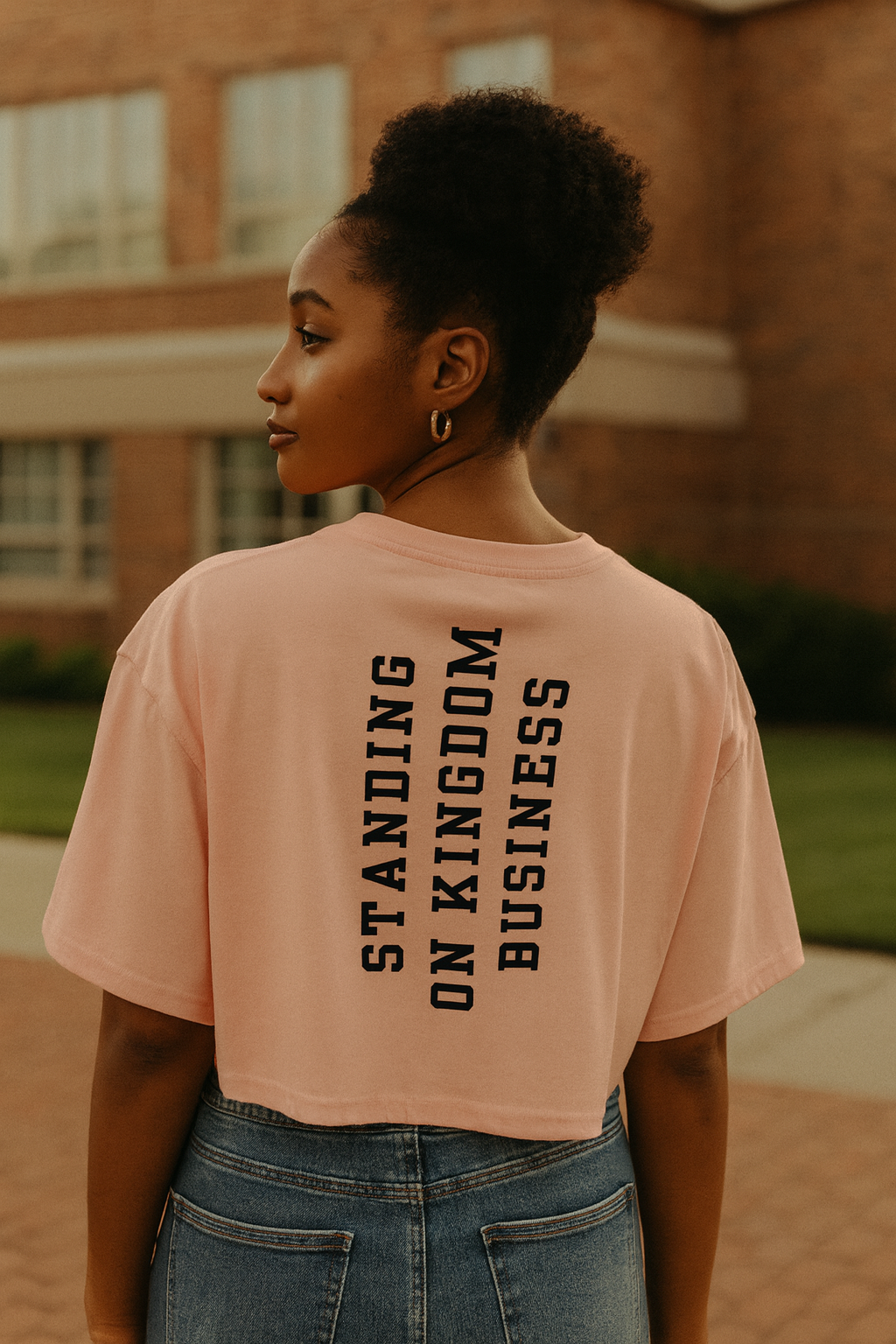 NEW!! Kingdom Womens Crop Top - Godfidence Every Day G.E.D. Brand