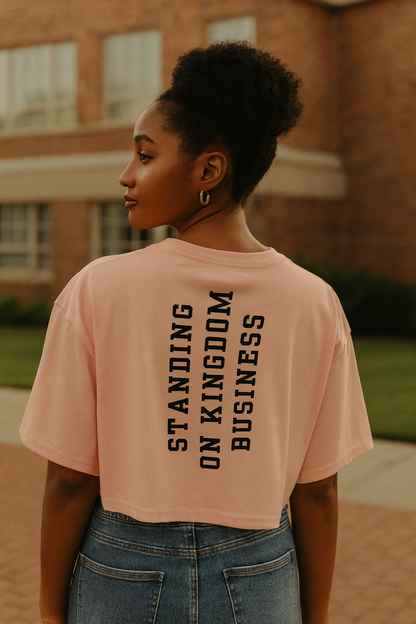 NEW!! Kingdom Womens Crop Top - Godfidence Every Day G.E.D. Brand