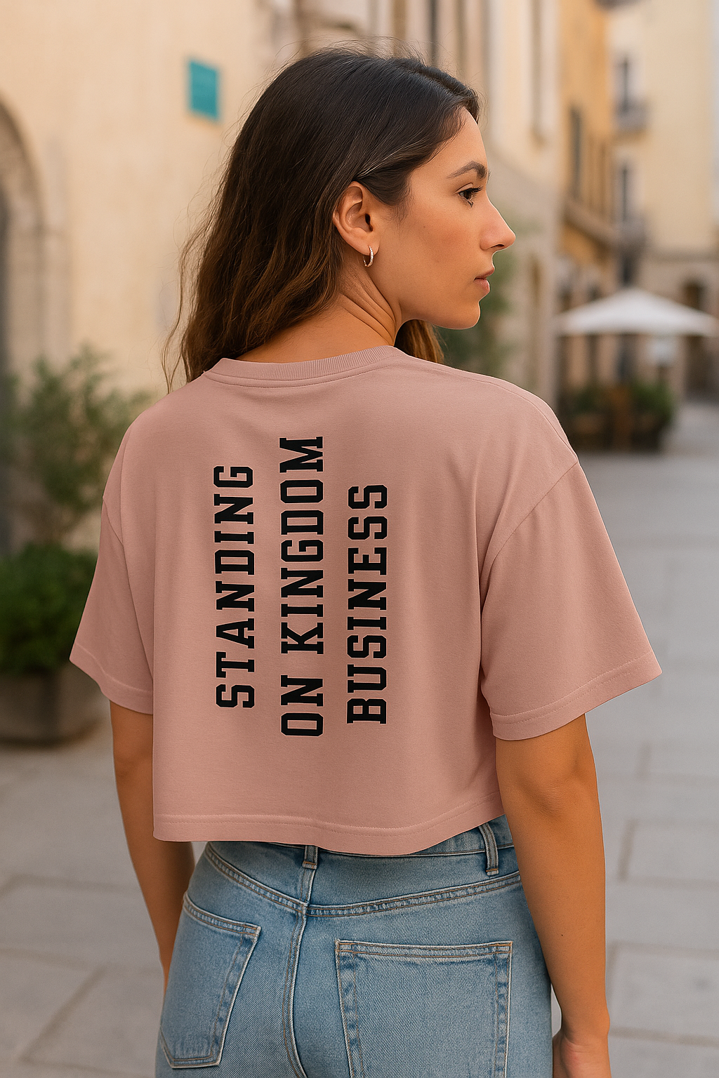 NEW!! Kingdom Womens Crop Top - Godfidence Every Day G.E.D. Brand