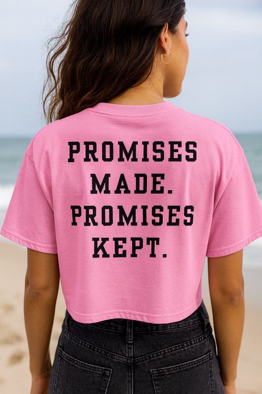 NEW!!! Godfidence Promises Crop Top - Godfidence Every Day G.E.D. Brand