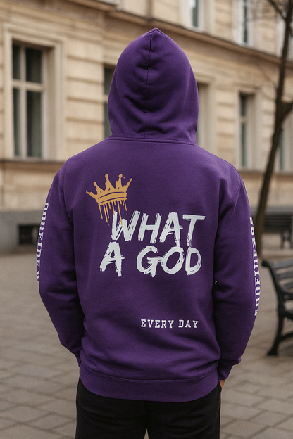 NEW! Godfidence Everyday What A God Hoodie - Godfidence Every Day G.E.D. Brand