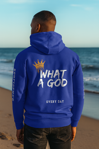 NEW! Godfidence Everyday What A God Hoodie - Godfidence Every Day G.E.D. Brand