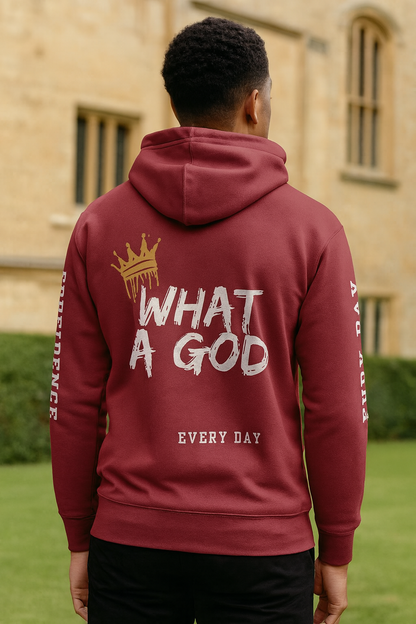 NEW! Godfidence Everyday What A God Hoodie - Godfidence Every Day G.E.D. Brand