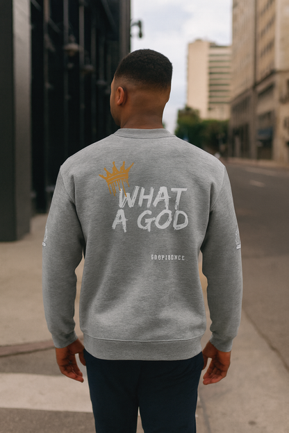 NEW!!! Godfidence What A God Sweatshirt - Godfidence Every Day G.E.D. Brand